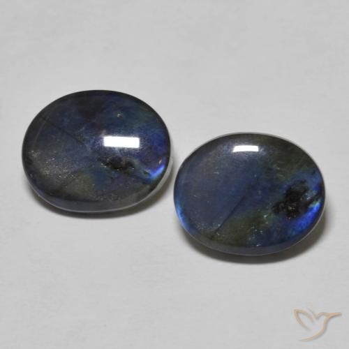 4.29ctw Natural Multicolorido Spectrolite, oval, Opaco