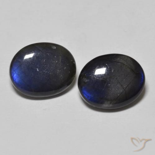 4.24ctw Natural Multicolorido Spectrolite, oval, Opaco