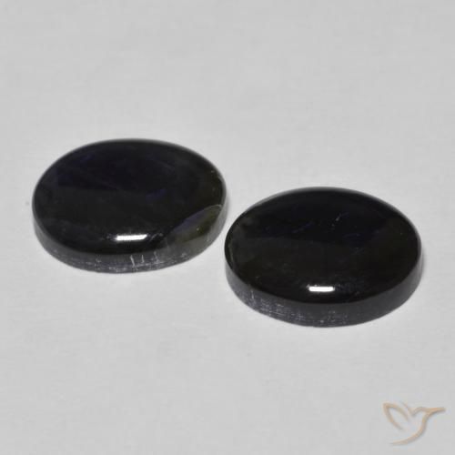 Pedras preciosas de Spectrolite Multicolorido natural de 4.24 ct, oval, Opaco