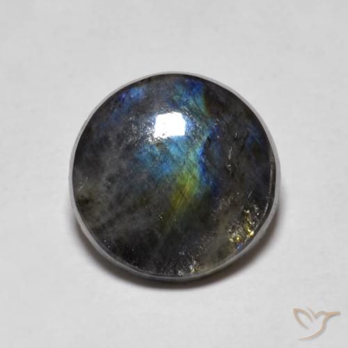 2.31ct Natural Multicolorido Spectrolite, Redondo, Opaco