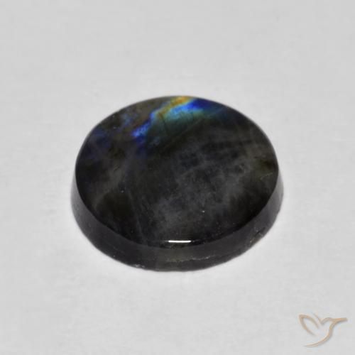 Spectrolite Multicolorido Natural 2.31ct, Redondo, Opaco