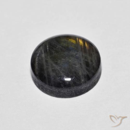 Spectrolite Multicolorido Natural 1.65ct, Redondo, Opaco