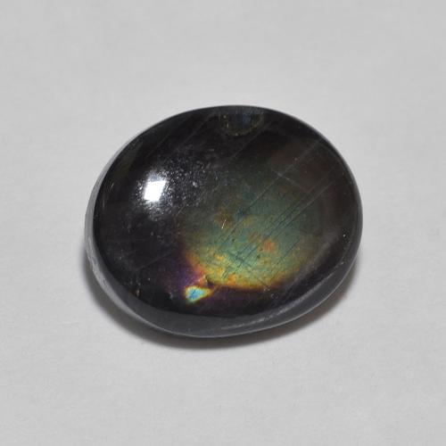 Spectrolite Multicolorido Natural 2.15ct, oval, Opaco