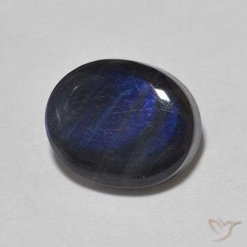 2.25ct Natural Multicolorido Spectrolite, oval, Opaco