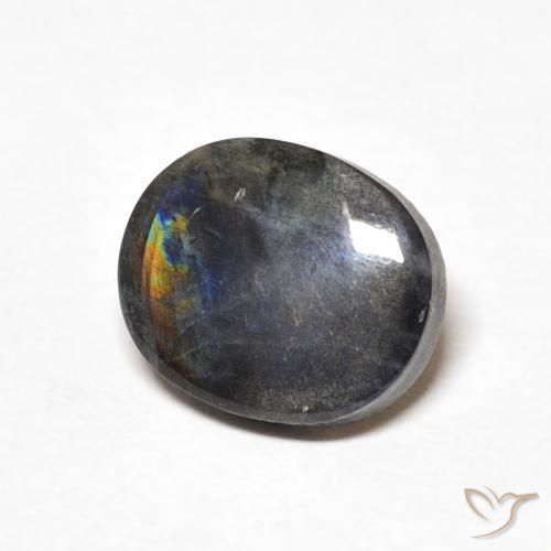 Spectrolite Multicolorido Natural 1.96ct, oval, Opaco