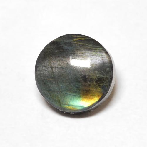 1.34ct Natural Multicolorido Spectrolite, Redondo, Opaco