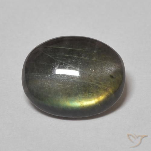 1.37ct Natural Multicolorido Spectrolite, oval, Opaco