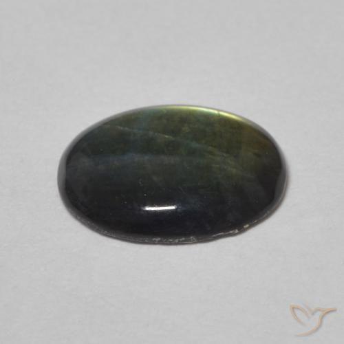 Spectrolite Multicolorido Natural 1.37ct, oval, Opaco