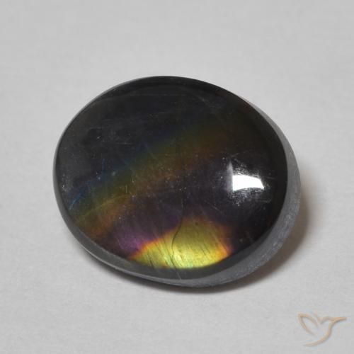 2.12ct Natural Multicolorido Spectrolite, oval, Opaco
