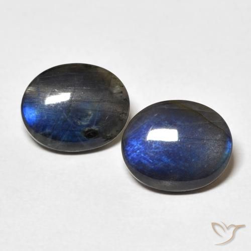 3.91ctw Natural Multicolorido Spectrolite, oval, Opaco