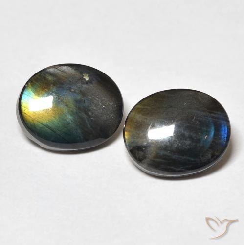 4.37ctw Natural Multicolorido Spectrolite, oval, Opaco