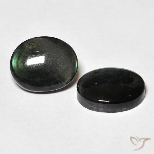 Pedras preciosas de Spectrolite Multicolorido natural de 4.30 ct, oval, Opaco
