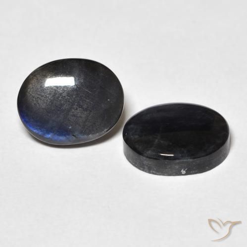 Pedras preciosas de Spectrolite Multicolorido natural de 4.48 ct, oval, Opaco