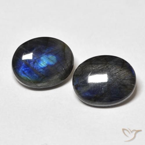 4.42ctw Natural Multicolorido Spectrolite, oval, Opaco