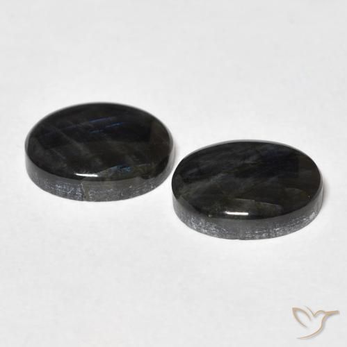 Pedras preciosas de Spectrolite Multicolorido natural de 4.42 ct, oval, Opaco