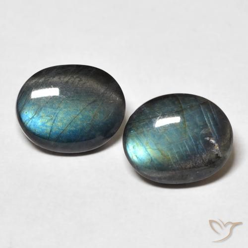 4.43ctw Natural Multicolorido Spectrolite, oval, Opaco