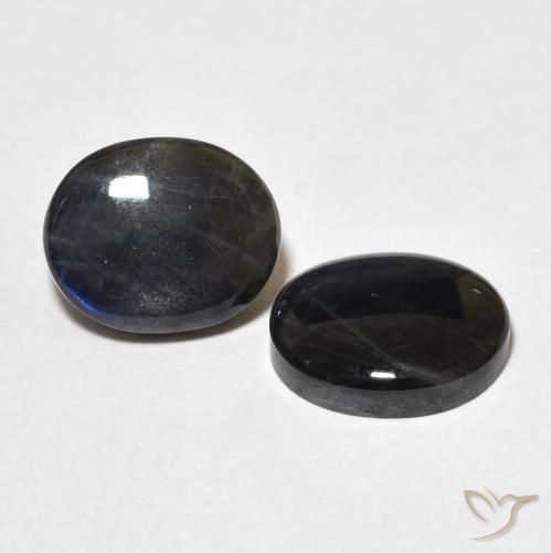 Pedras preciosas de Spectrolite Multicolorido natural de 4.18 ct, oval, Opaco
