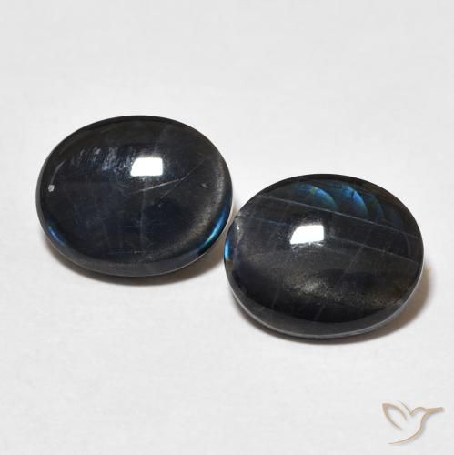 4.05ctw Natural Multicolorido Spectrolite, oval, Opaco