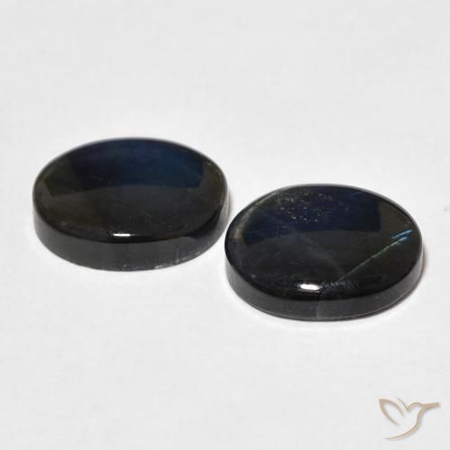 Pedras preciosas de Spectrolite Multicolorido natural de 4.58 ct, oval, Opaco