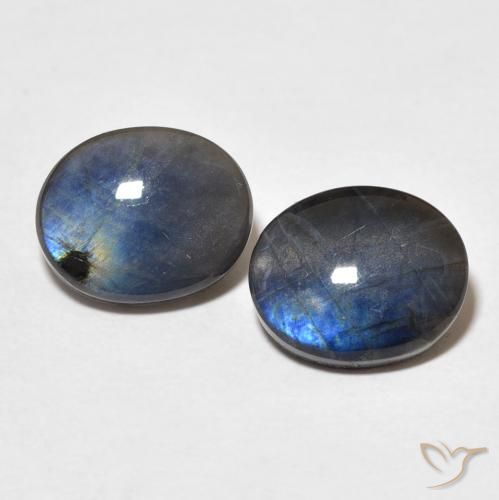 4.19ctw Natural Multicolorido Spectrolite, oval, Opaco