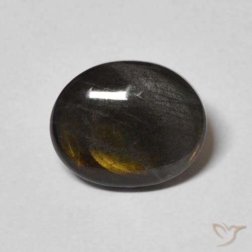 2.19ct Natural Multicolorido Spectrolite, oval, Opaco