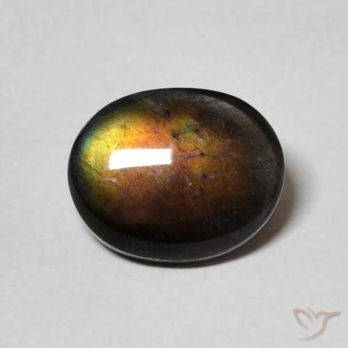 2.17ct Natural Multicolorido Spectrolite, oval, Opaco