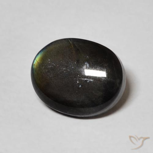 Spectrolite Multicolorido Natural 2.17ct, oval, Opaco