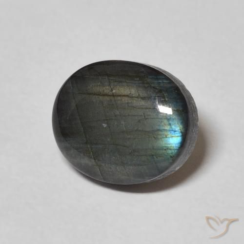 Spectrolite Multicolorido Natural 2.25ct, oval, Opaco