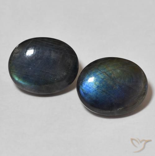 4.22ctw Natural Multicolorido Spectrolite, oval, Opaco