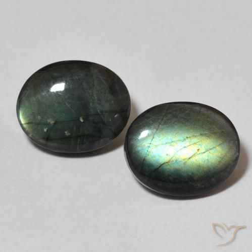 4.26ctw Natural Multicolorido Spectrolite, oval, Opaco