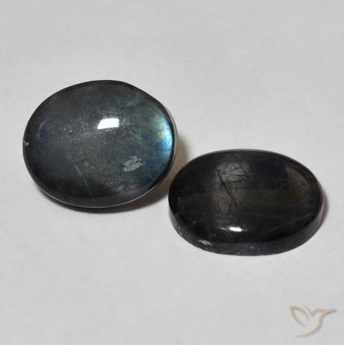 Pedras preciosas de Spectrolite Multicolorido natural de 4.01 ct, oval, Opaco