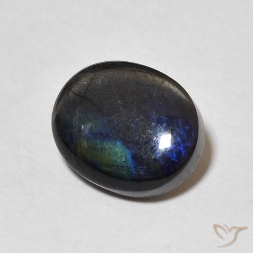 2.13ct Natural Multicolorido Spectrolite, oval, Opaco