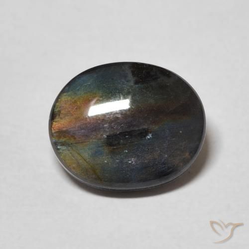 2.09ct Natural Multicolorido Spectrolite, oval, Opaco