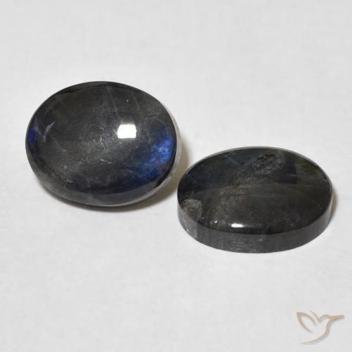 Pedras preciosas de Spectrolite Multicolorido natural de 4.40 ct, oval, Opaco