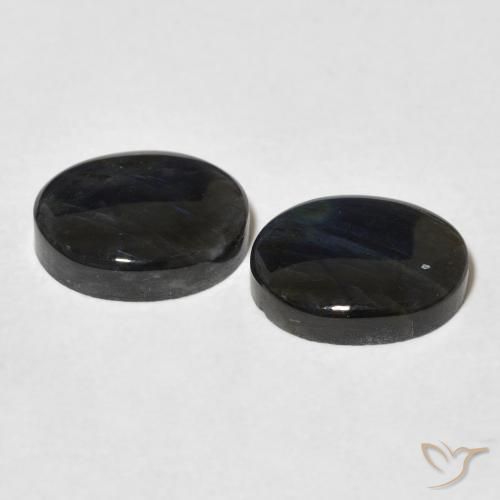 Pedras preciosas de Spectrolite Multicolorido natural de 4.42 ct, oval, Opaco