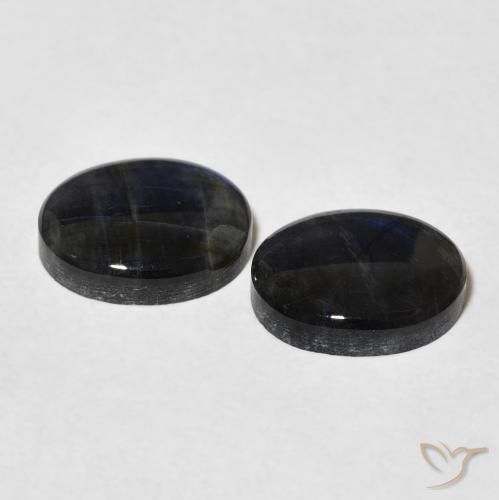 Pedras preciosas de Spectrolite Multicolorido natural de 4.39 ct, oval, Opaco