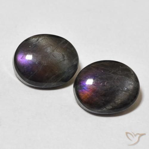 4.55ctw Natural Multicolorido Spectrolite, oval, Opaco