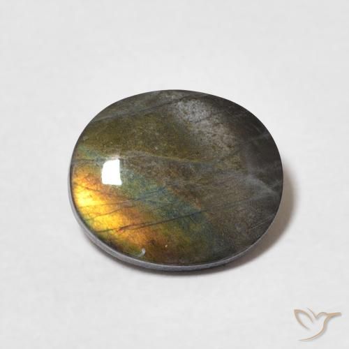 1.82ct Natural Multicolorido Spectrolite, oval, Opaco
