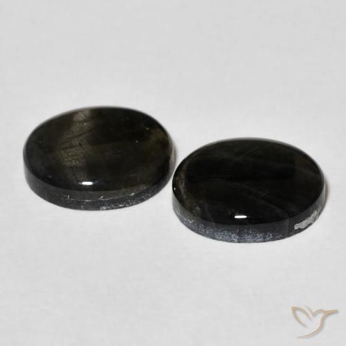 Pedras preciosas de Spectrolite Multicolorido natural de 4.33 ct, oval, Opaco