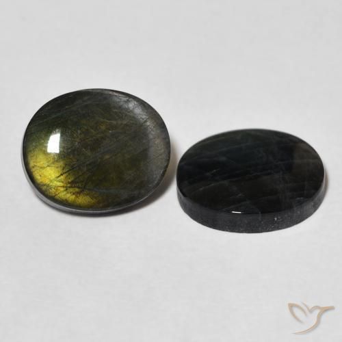 Pedras preciosas de Spectrolite Multicolorido natural de 3.65 ct, oval, Opaco