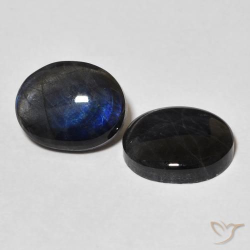 Pedras preciosas de Spectrolite Multicolorido natural de 4.23 ct, oval, Opaco