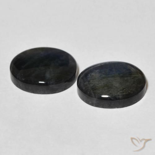 Pedras preciosas de Spectrolite Multicolorido natural de 4.34 ct, oval, Opaco