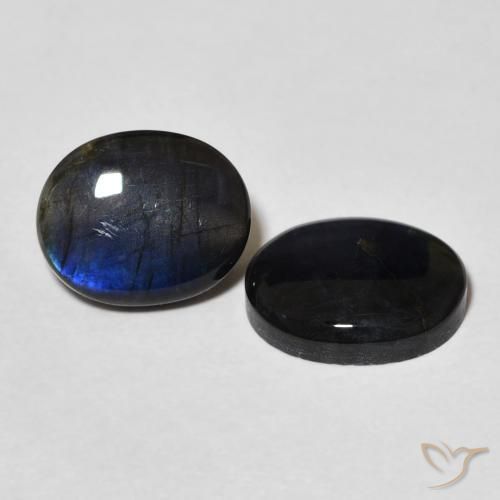 Pedras preciosas de Spectrolite Multicolorido natural de 3.88 ct, oval, Opaco