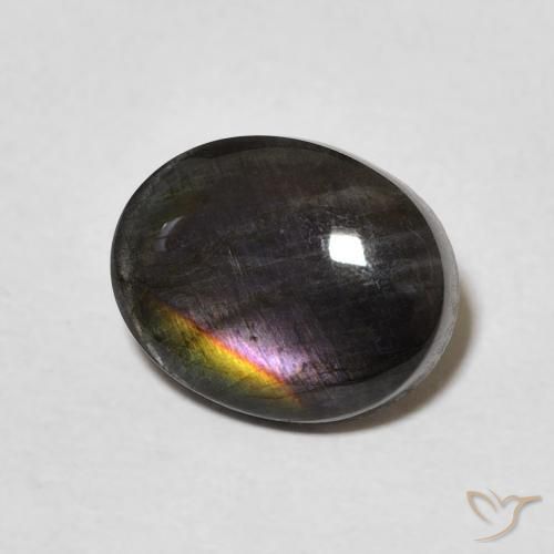 2.09ct Natural Multicolorido Spectrolite, oval, Opaco