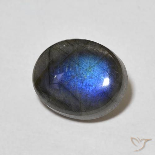 2.12ct Natural Multicolorido Spectrolite, oval, Opaco