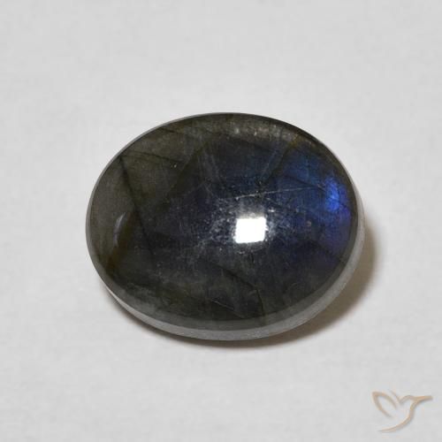 Spectrolite Multicolorido Natural 2.12ct, oval, Opaco