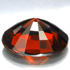 Granada espessartita Vermelho Natural 9.53ct, Corte Oval, VVS-VS