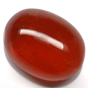 Granada espessartita laranja natural 24,88ct, transparente, transparente/translúcido