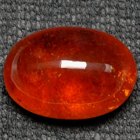 Granada espessartita laranja natural 19,29ct, transparente, transparente/translúcido