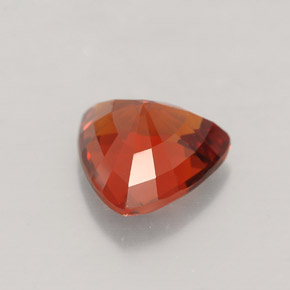 Granada espessartita laranja natural 1,85ct, trillion, VVS-VS
